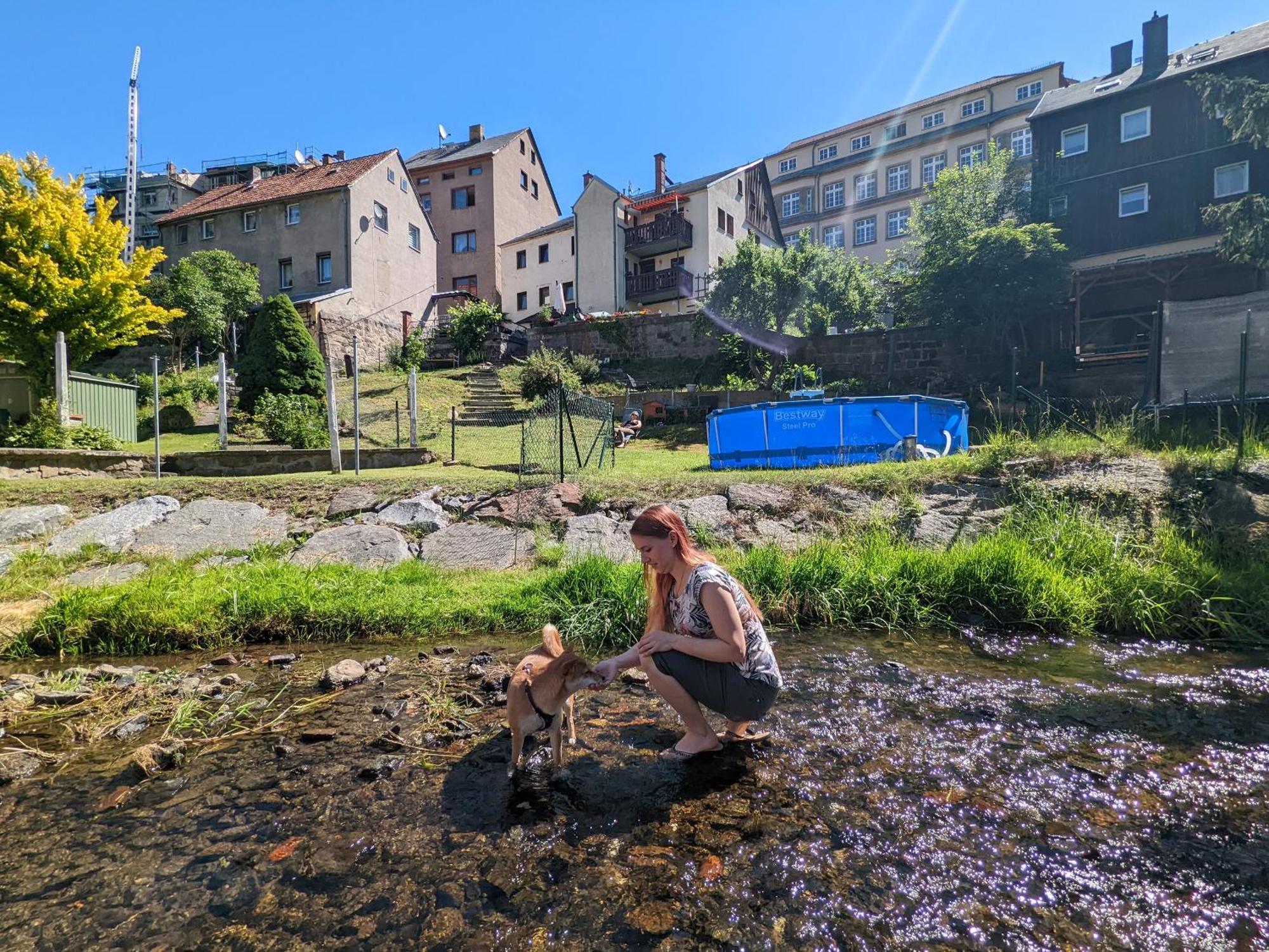 סבניץ Famzi - Urlaubsmagie - Familienwohnung Mit Gemeinschaftsgarten, -Sauna & -Pool מראה חיצוני תמונה